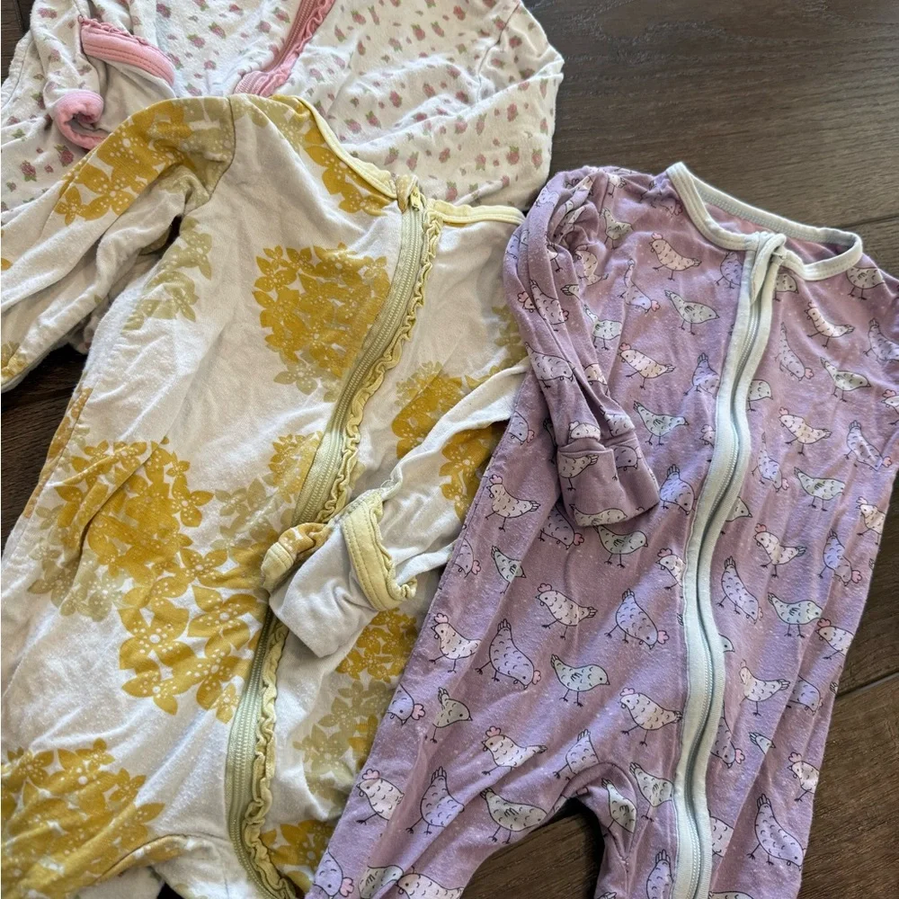 Kickee Pants Sleeper Trio - Picture 2 of 10